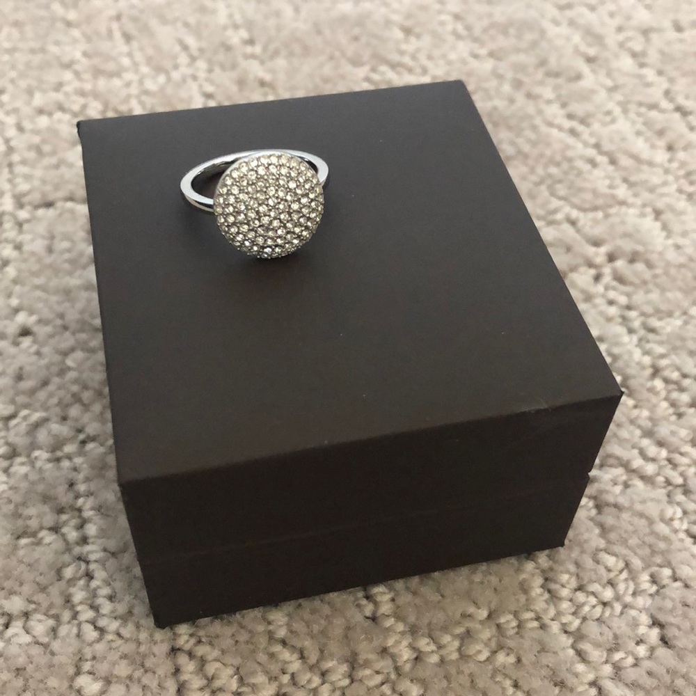 Michael Kors Silver Pave Ring